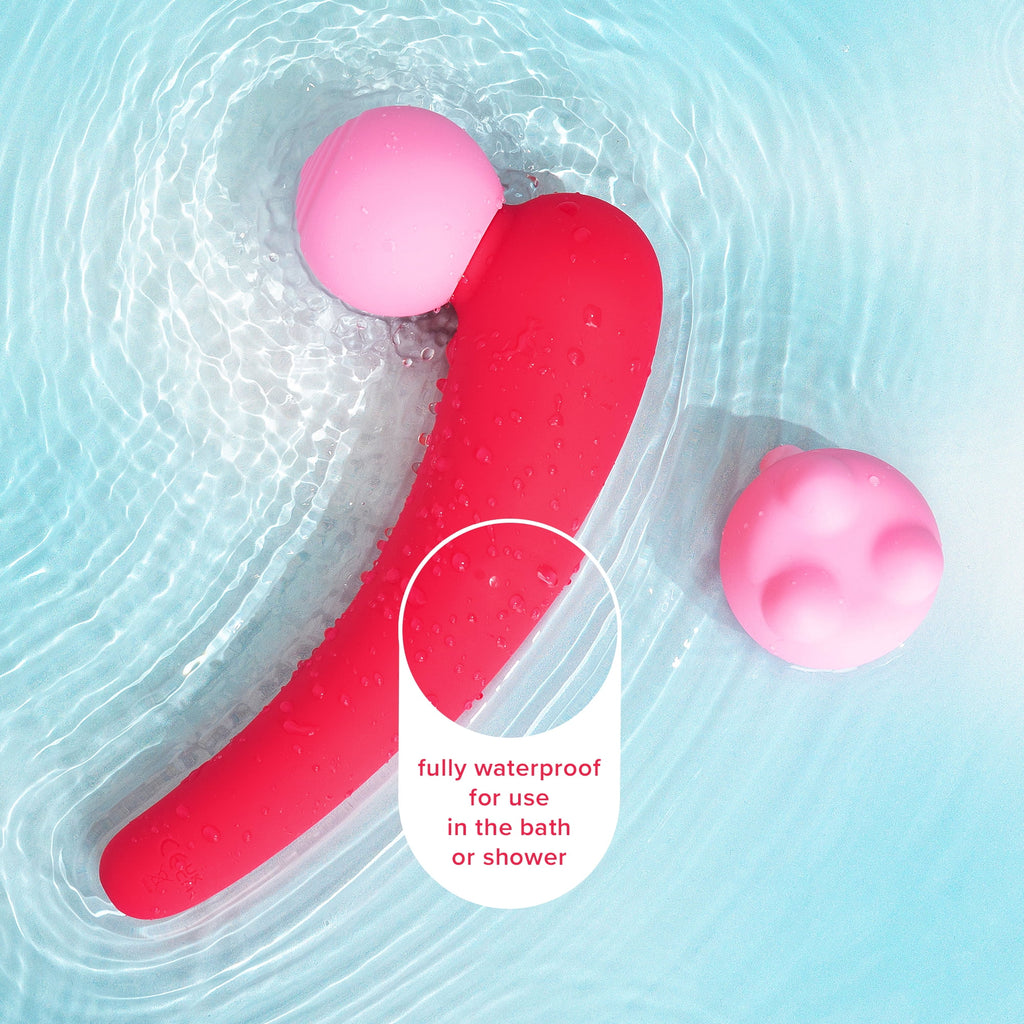 MEGA Wand Vibrator, Powerful Head, Body Massager Attachment, 15 Vibration Patterns, Waterproof