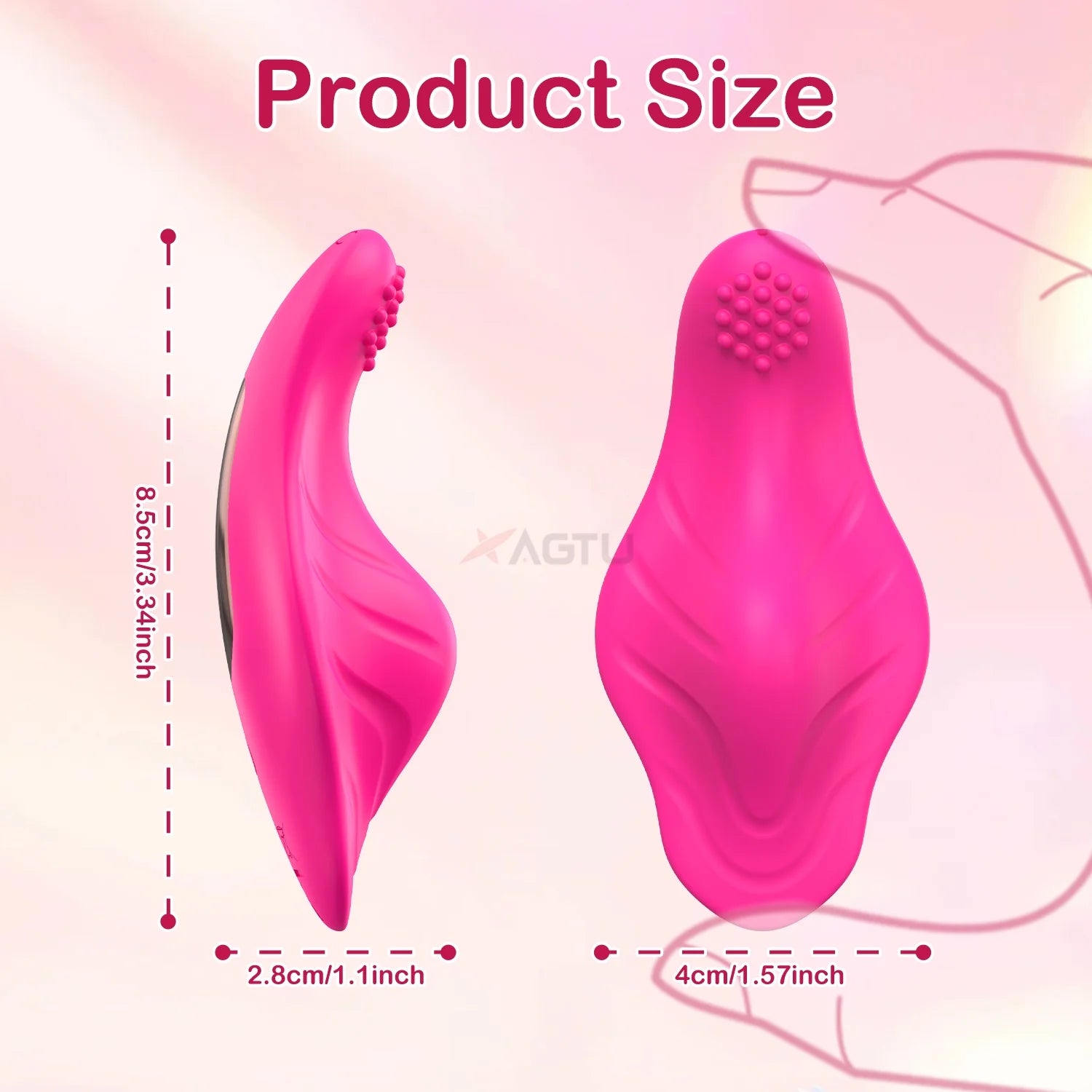 Wearable Panty Vibrator with APP Remote Control for Women, Remote Control Vibrator for Woman 9 Vibrations