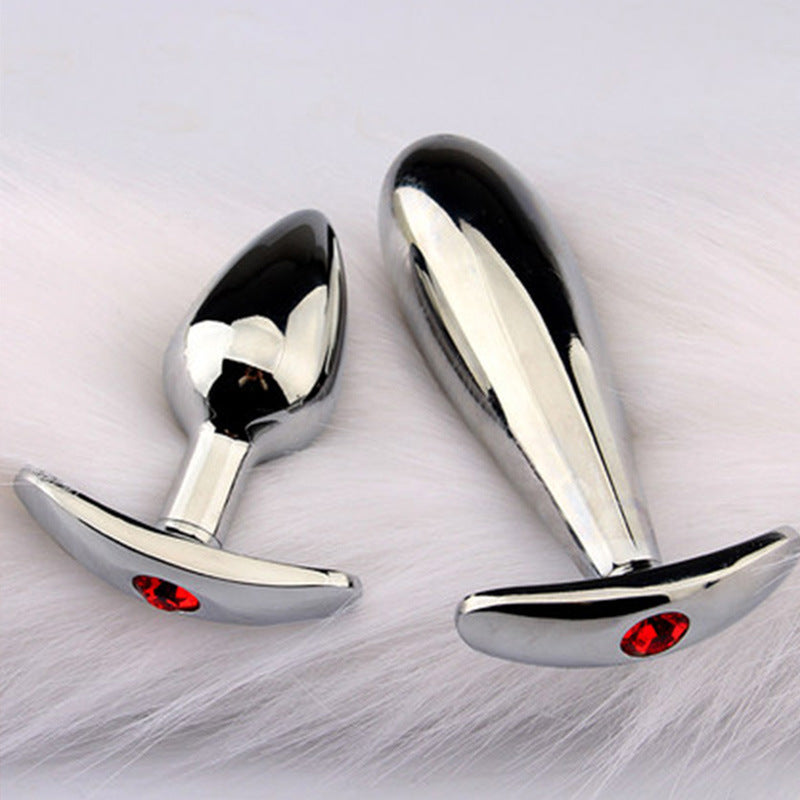 Velvet Steel Jewel Plug