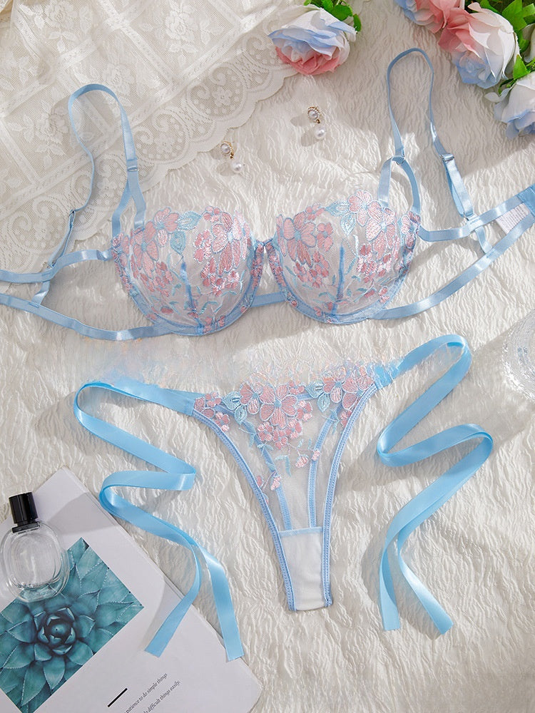 Velvet Azure Bloom Set