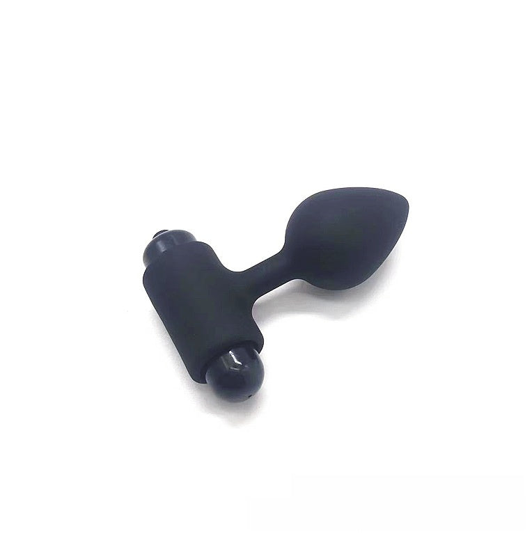 Velvet Silicone Anal Plug Vibrator
