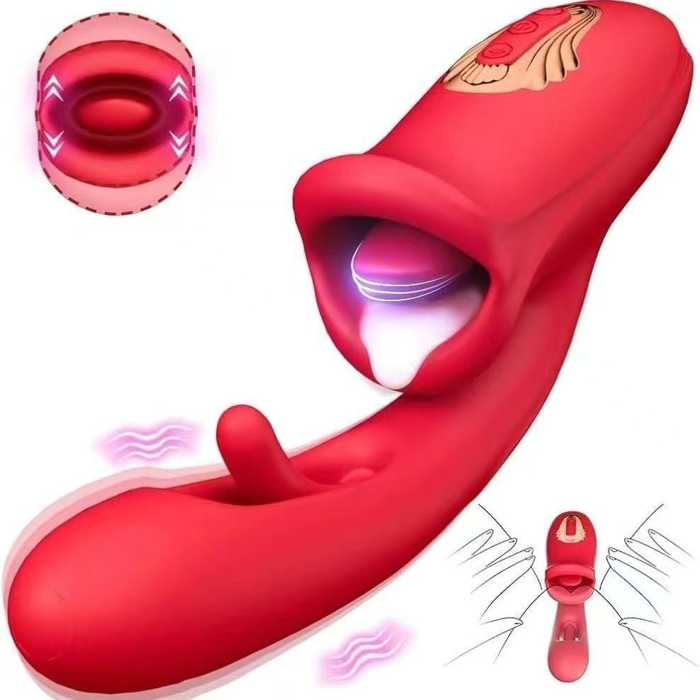 Velvet Rechargeable Silicone Personal Massager with Suction Function