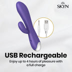 Vibes Personal Massage Wand Vibrator, 20 Speeds, Purple, 1 Count