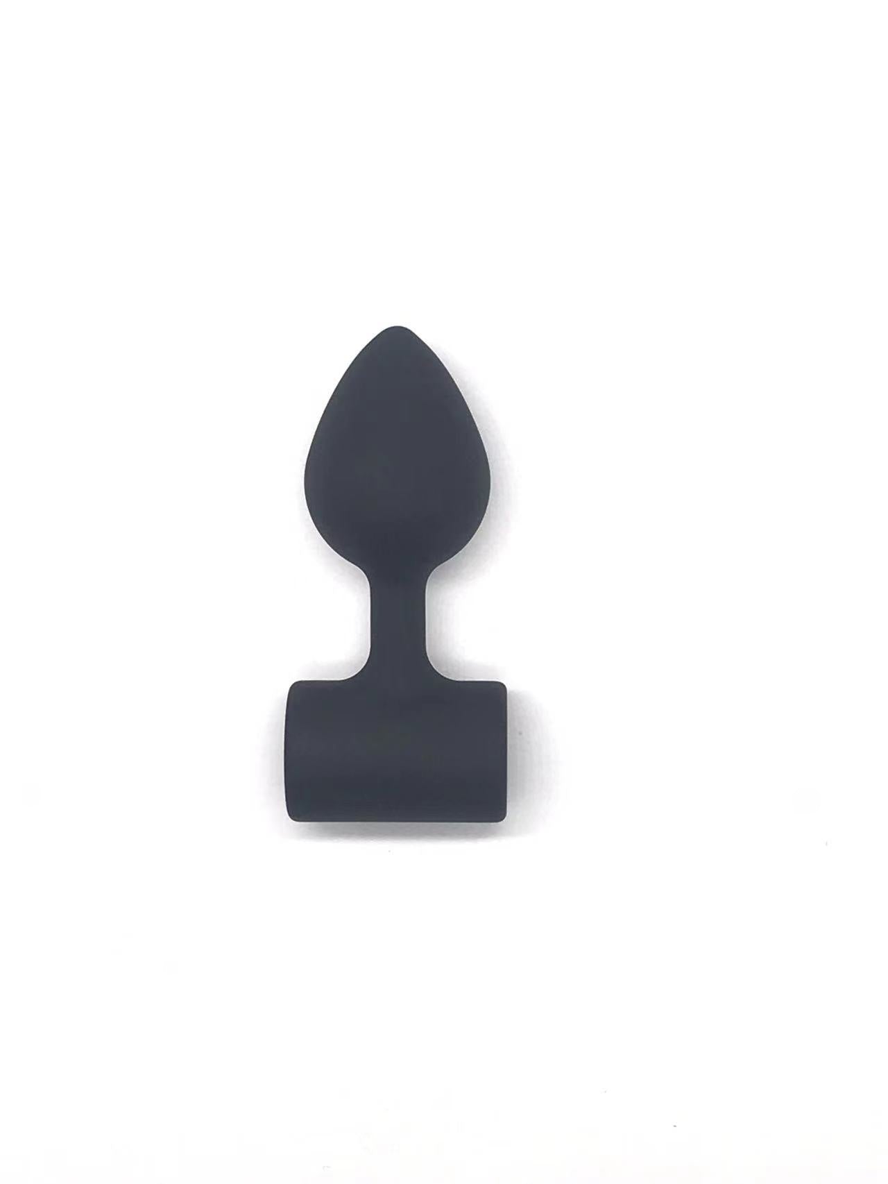 Velvet Silicone Anal Plug Vibrator