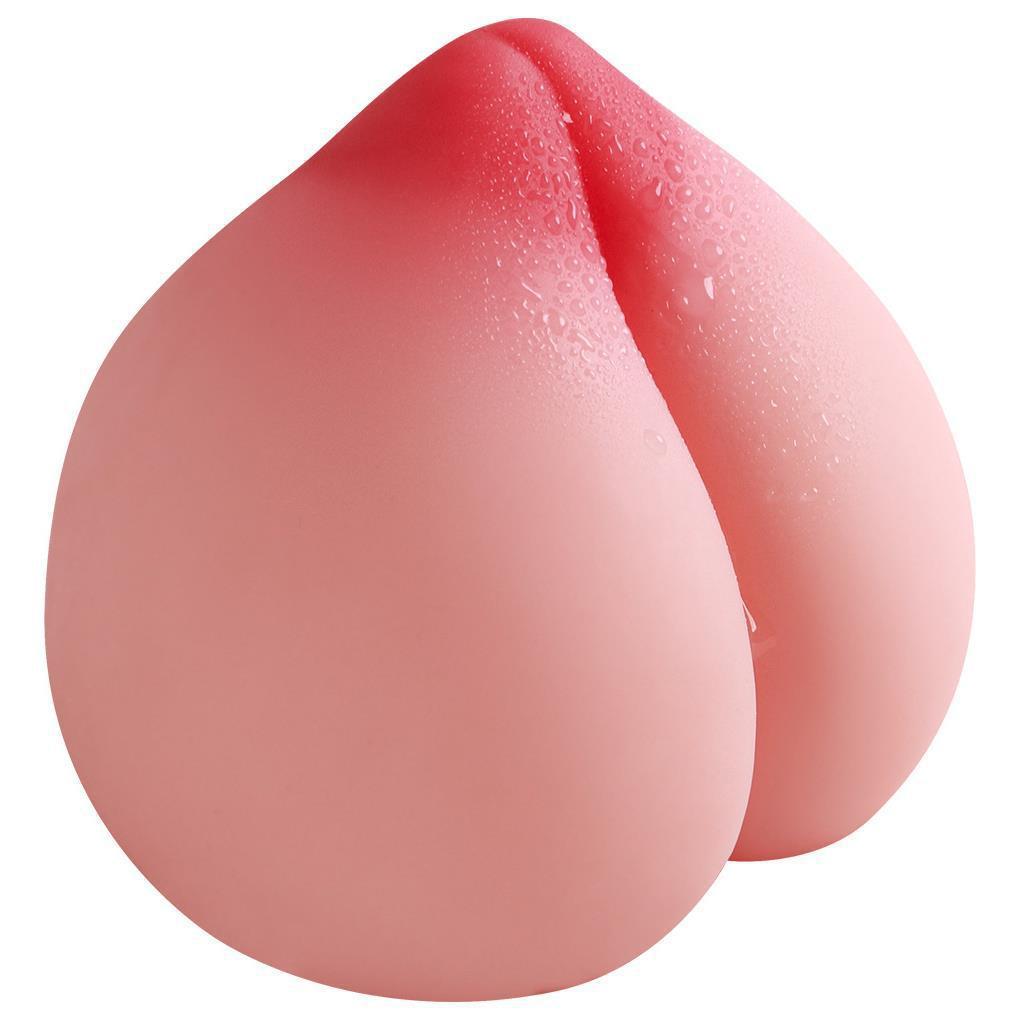 Velvet Peach-Inspired Silicone Personal Massager – Manual, Soft PE Silicone