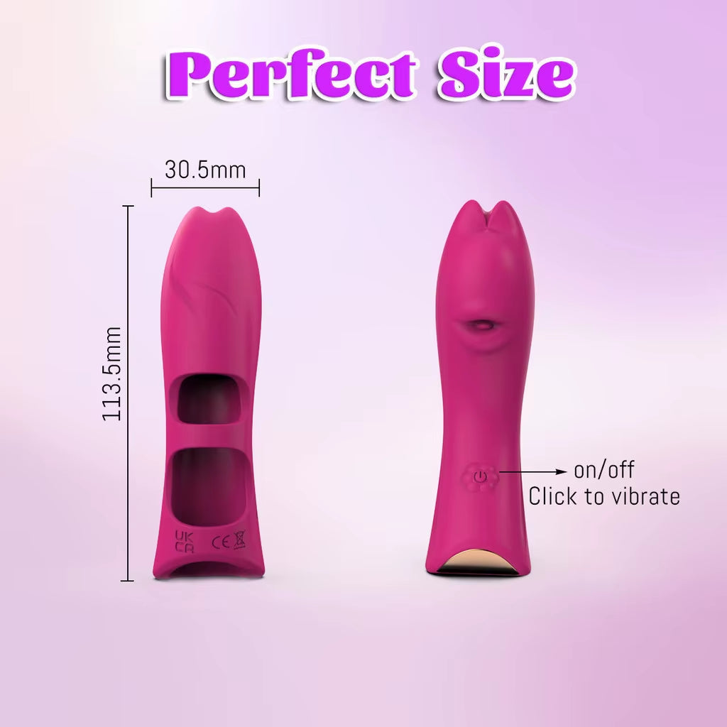 Vibrator Finger Cots for Women Masturbate 10 Frequency Sexy Vibrator Adult Toys Shop