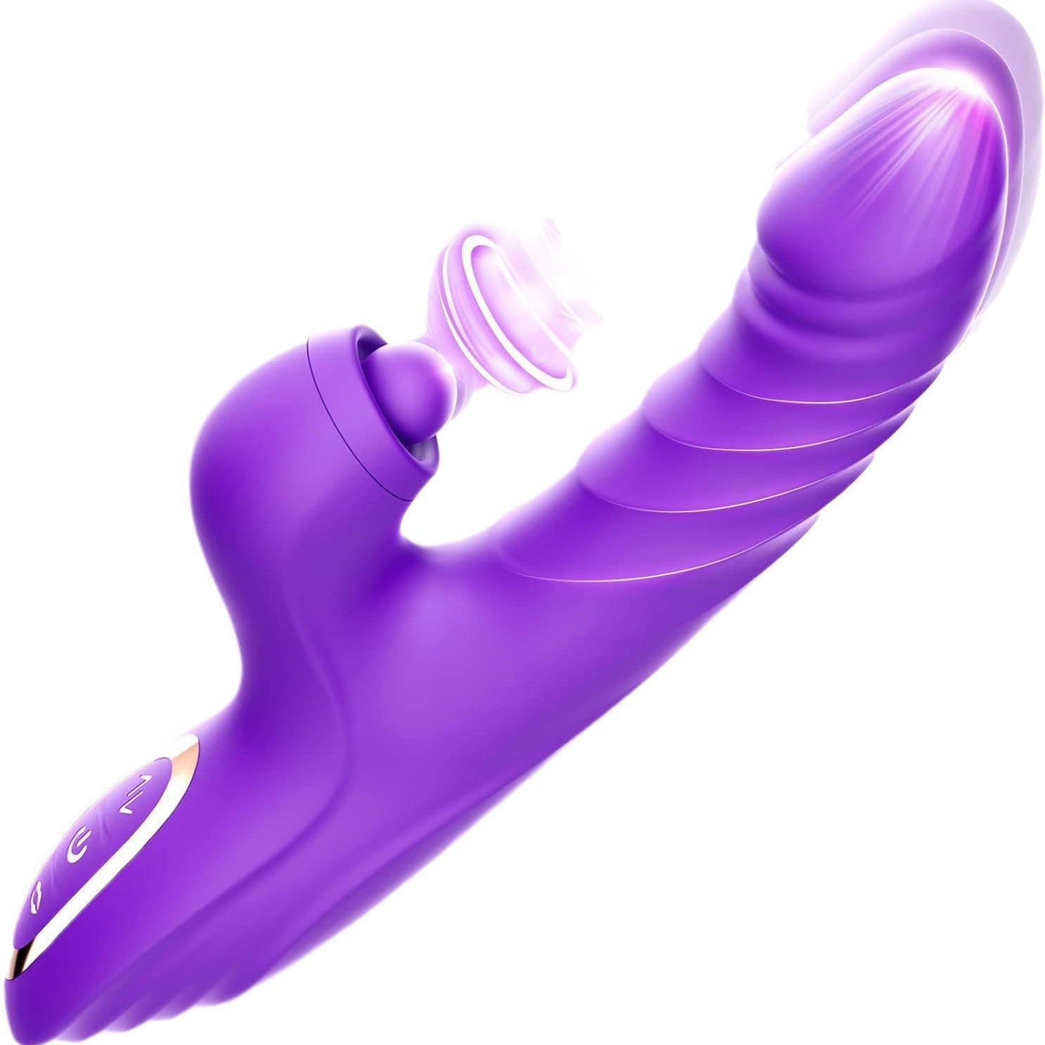 Velvet Rechargeable Silicone Personal Massager with Suction Function