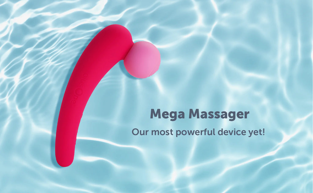 MEGA Wand Vibrator, Powerful Head, Body Massager Attachment, 15 Vibration Patterns, Waterproof