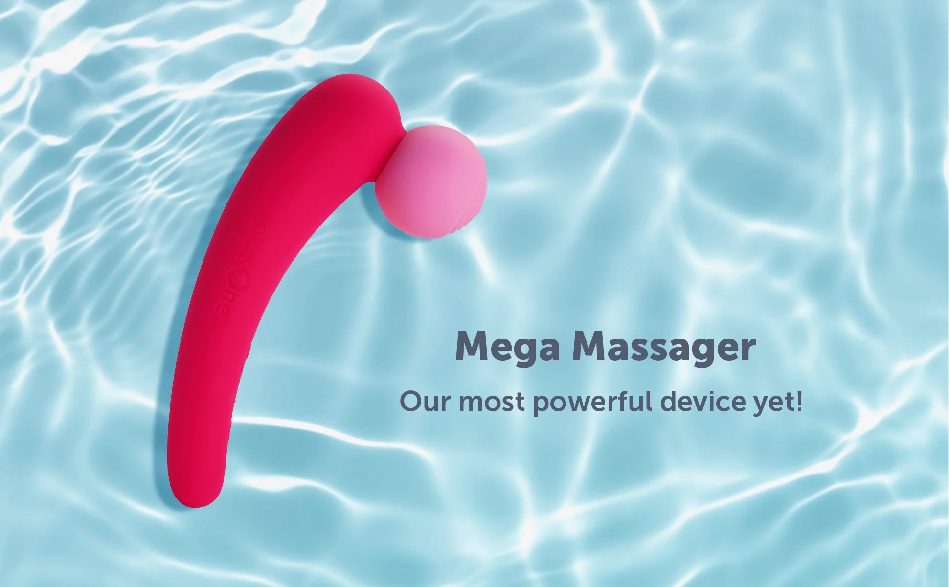 MEGA Wand Vibrator, Powerful Head, Body Massager Attachment, 15 Vibration Patterns, Waterproof